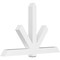 Ekena Millwork Kennewick Architectural Grade PVC Gable Bracket, 84"W x 52 1/2"H x 6"D x 6"F, 15/12 Pitch GBP084X53X0606KEN00 - alternate 1